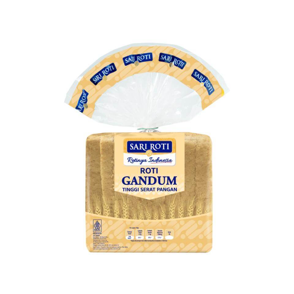 Sari Roti Roti Tawar Gandum 214 gr
