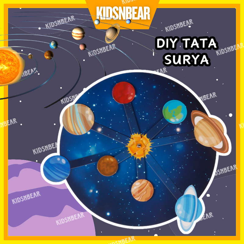Mainan edukasi anak | Poster edukasi anak | Mainan planet | mainan planet tata surya | 337-DIY tata 
