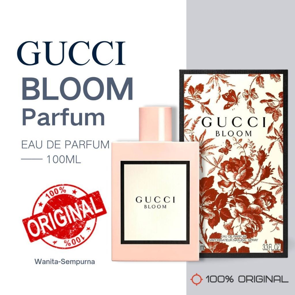 [100% Original] Gucci Bloom Woman Eau de Parfum EDP - 100 ML