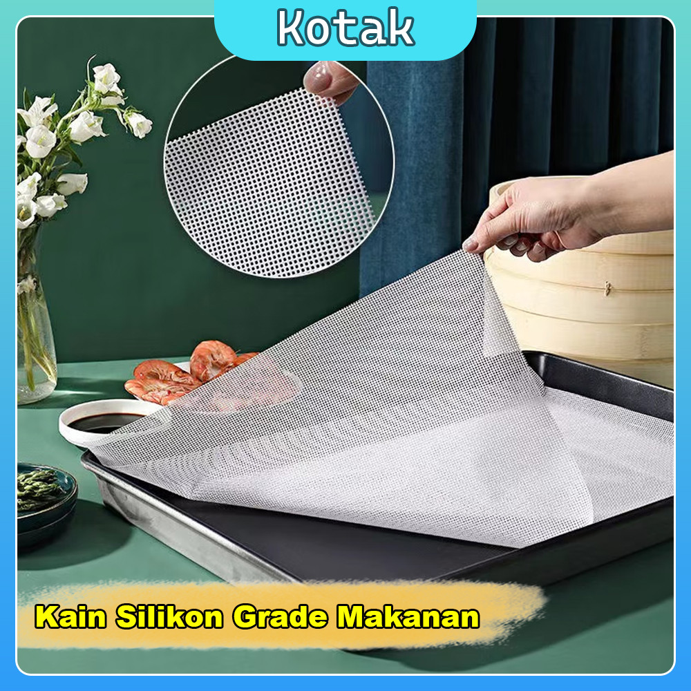 Alas Kukusan Silikon Food Grade / Tatakan Kukusan Bahan Silikon Tahan Panas / Alas Kukusan Bakpao Pa