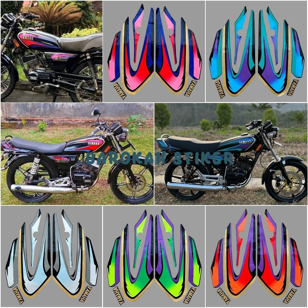 STRIPING STICKER LIST MOTOR YAMAHA RX SPECIAL RXS 1995 1996 FULL BODI