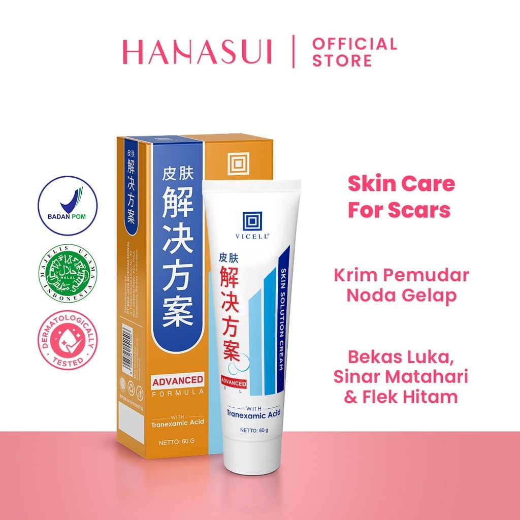 Hanasui Vicell Skin Care For Scars Solution