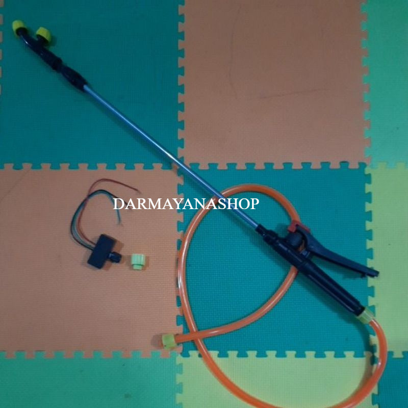 NEW - set gagang stik elektrik komplit spuyer plus selang potensio pompa sprayer
