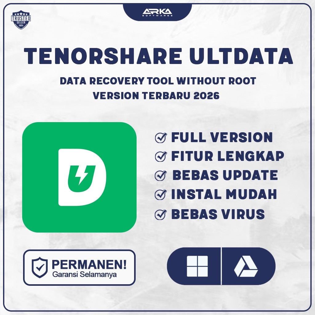 Tenorshare UltData 2026 Full Version Lifetime Software Mengembalikan Data Terhapus PC Win