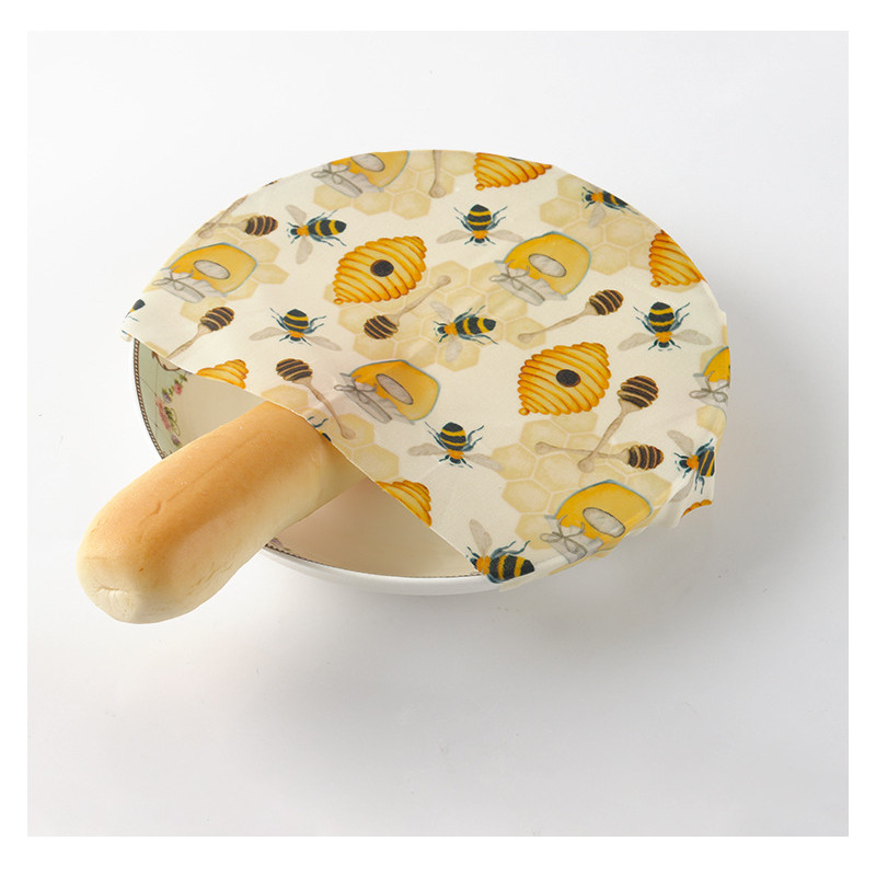 In Stock Organic Cotton Beeswax Cloth ThreePiece SetBeeswax WrapBeeswax Wrapping Paper Food Grade Be
