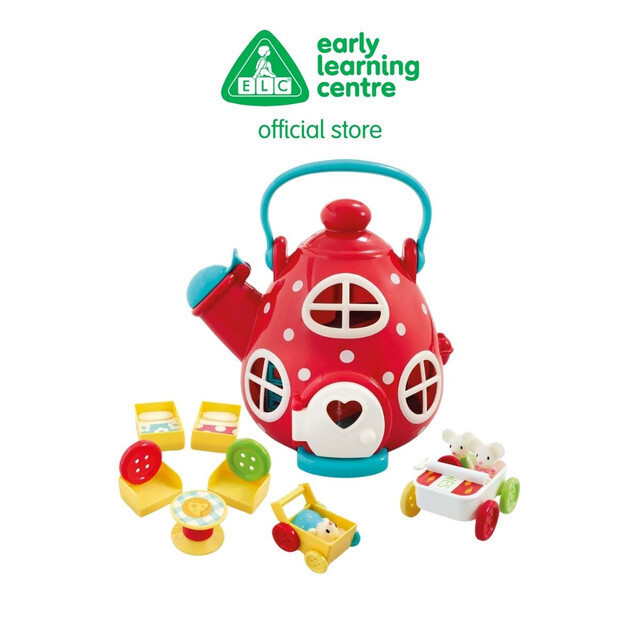 ELC Happyland Kettle Cottage Playset - Mainan Pretend Play Rumah Boneka Ketel Anak Balita 2 Tahun