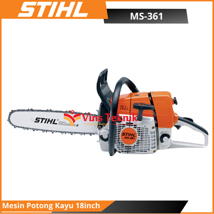 Mesin Potong kayu 18 inch STIHL MS361 Petrol Chain saw MS 361