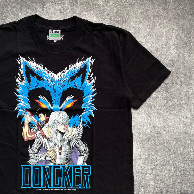 Tshirt DONGKER x SACKHEAD BLACK Official Merchandise