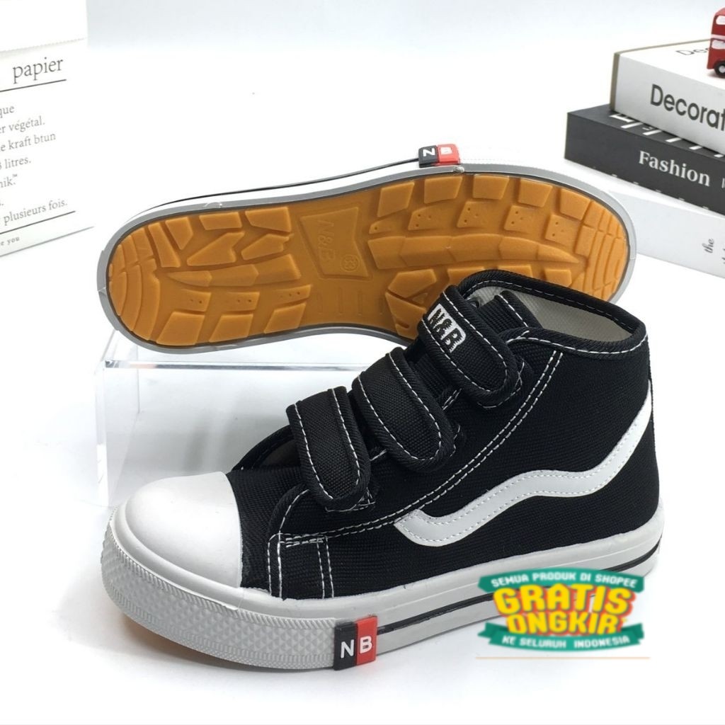 ORIGINAL IMPORT - Sepatu anak sekolah NB - NEW & BEST - Sepatu Sekolah NB  - sepatu pormal tali - se