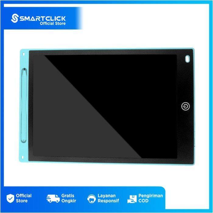 PC Aksesoris LCD Writing Board 12 Inch Drawing Tablet Papan Tulis Gambar Anak - Blue