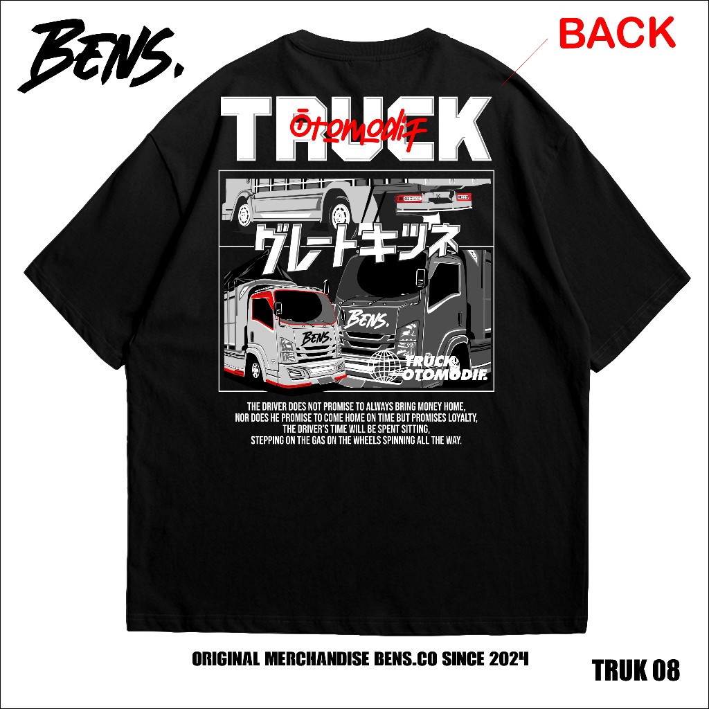 RZ APPAREL KAOS TRUK OTOMODIF DRIVER MUDA PECINTA TRUK KAOS TRUK INDONESIA