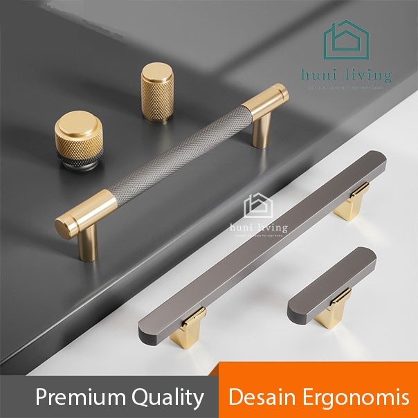 TERBARU Stainles Handle Pegangan Pintu Laci Lemari Furniture Rumah Gagang Pintu, Pegangan Furniture 