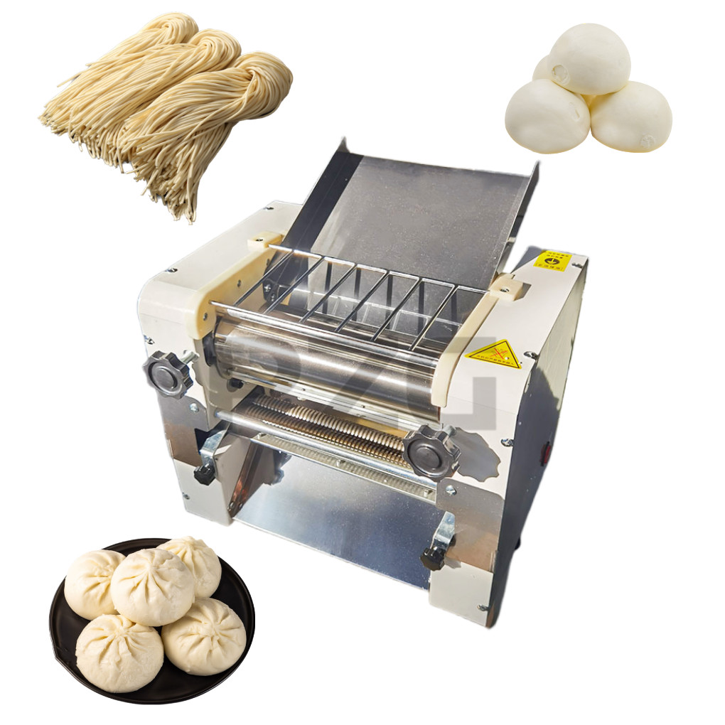 262830cm Roller Length Electric Bread Pizza Noodle Making Noodle Press Machine Automatic Dough Sheet
