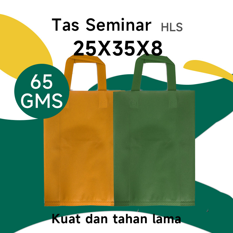 Tas 25x35x8 spunbond goodie bag polos kantong souvenir