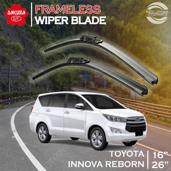 Wiper Frameless Innova Reborn Karet Kaca Mobil SAKURA