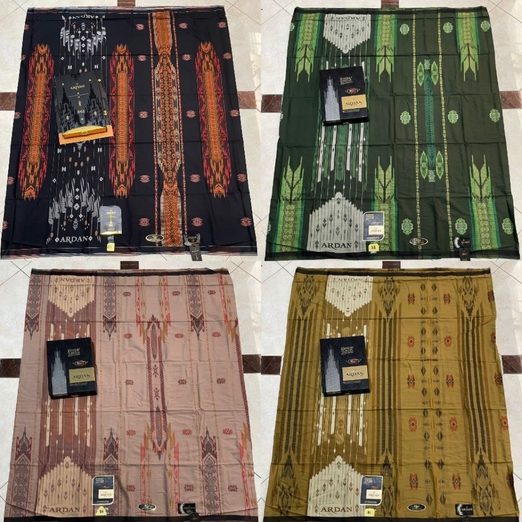 PROMO BIGSALE Sarung Ardan Original SGJ Gold Songket  Timbul Jacquard Original || Sarung Ardan Origi