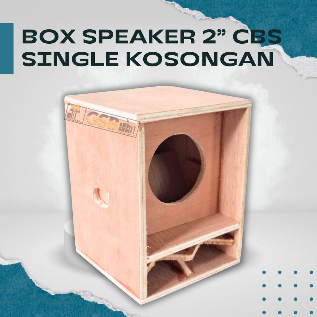 Box Kosongan Speaker 2 Inch Model CBS Single