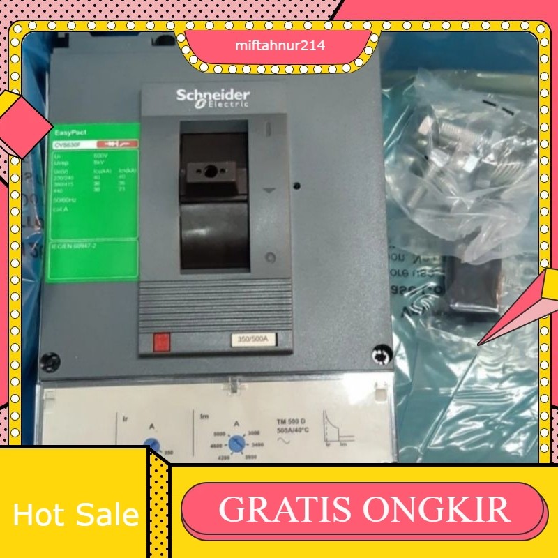 MCCB CVS 3P 500A SCHNEIDER