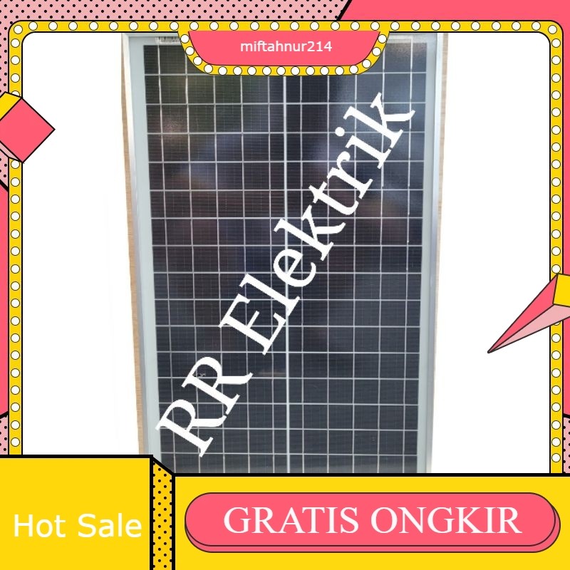 Solar Panel Solar Cell Panel Surya 30wp Mono Maysun 30wp Monocrystalline