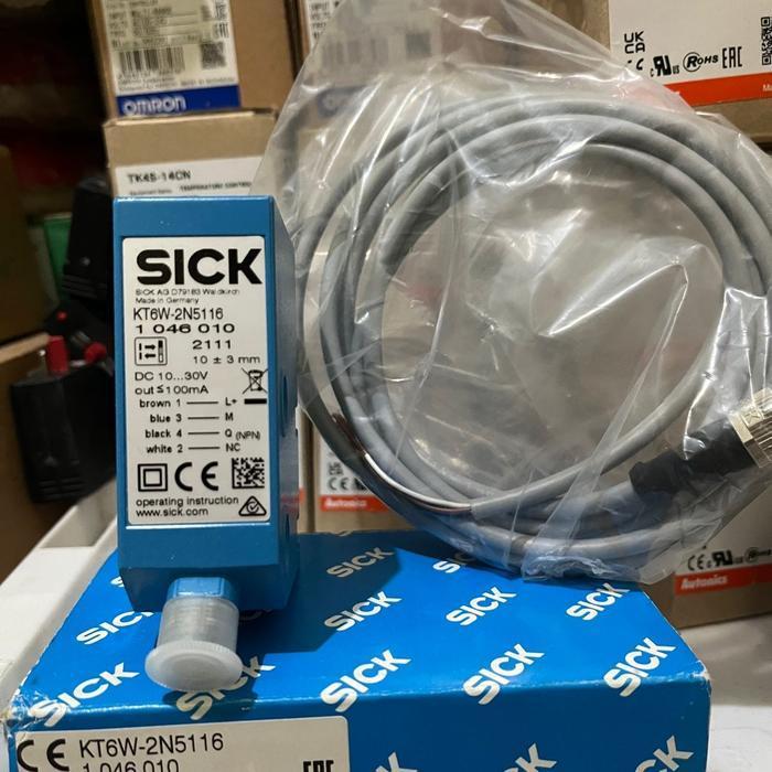 1 SET CONTRAST SCANNER SENSOR SICK KT6W-2N5116+CONN CABLE