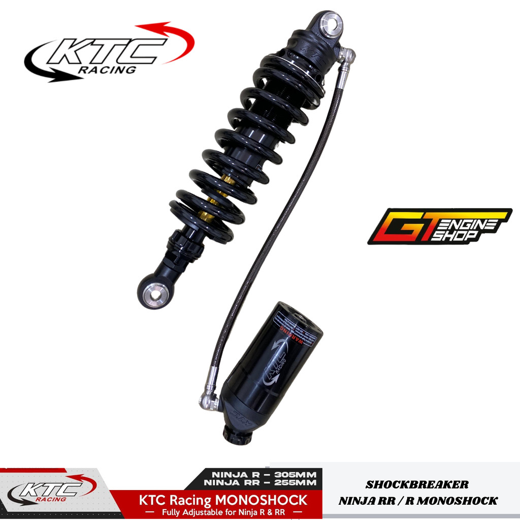 SHOCKBREAKER NINJA KTC RACING SHOCK NINJA RR NINJA R MONOSHOCK KTC RACING BLACK ASH GOLD