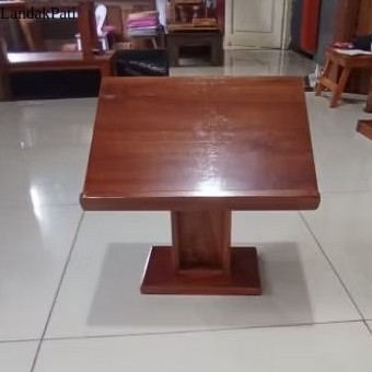 MEJA REKAL/REHAL BACA ALQURAN, STAND KAYU PORTABLE, MEJA LAPTOP LZN9