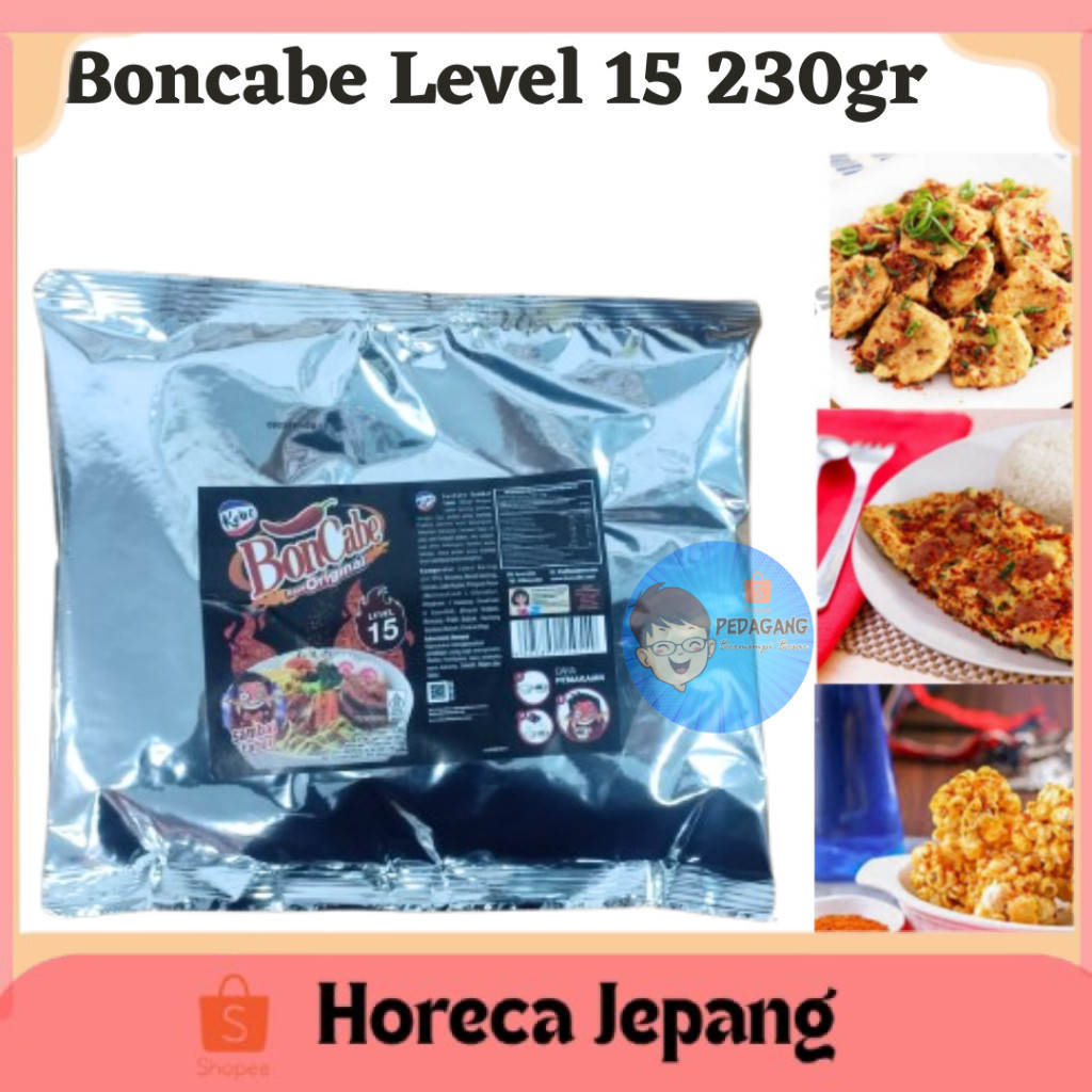 AFF Boncabe Level 15 230gr | Bon Cabe | Cabe Bubuk | Cabai Bubuk