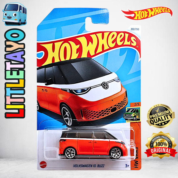 Hot Wheels Volkswagen VW ID Buzz Orange Diecast Mobil Van