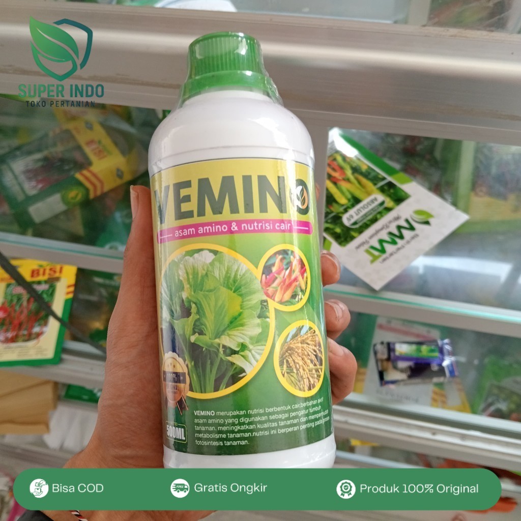 VEMINO 500ml – Nutrisi Cair Asam Amino untuk Pertumbuhan & Kualitas Tanaman