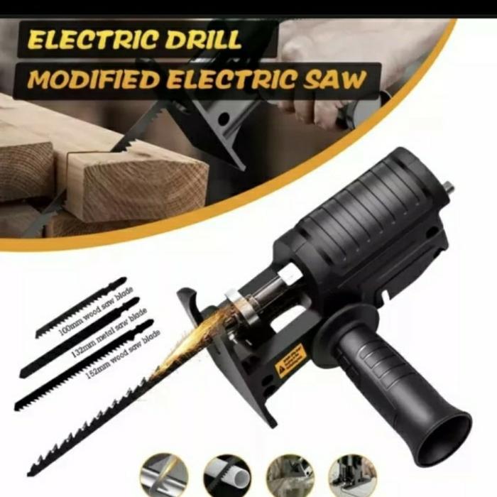 adaptor bor reciprocating saw, adaptor bor gergaji