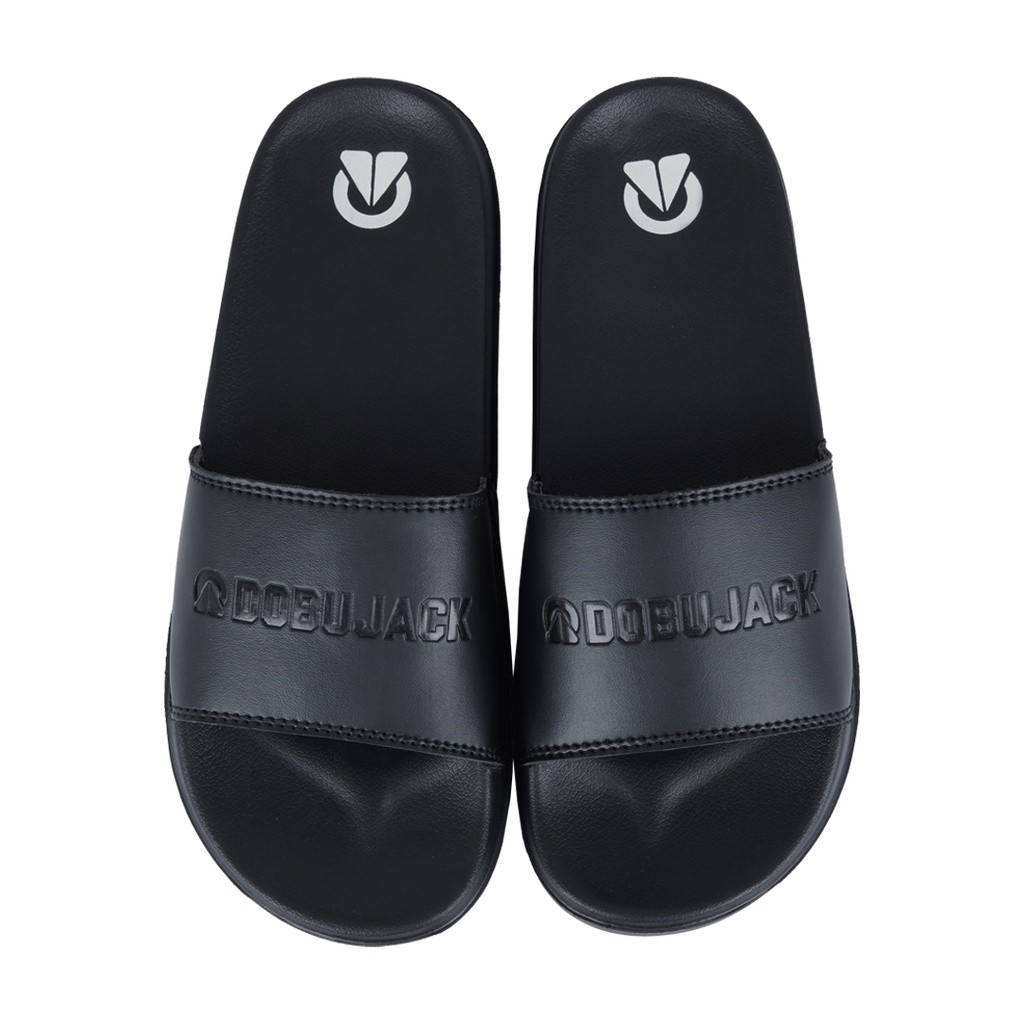 AIMAN STORE BERKAH Dobujack Bob Black Sandals