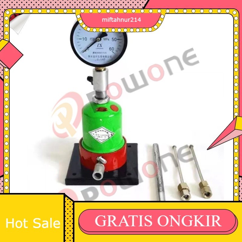 Powone Diesel Injector Nozzle Pressure Tester Mobile and tractor Diesel Injector Calibrator Injector