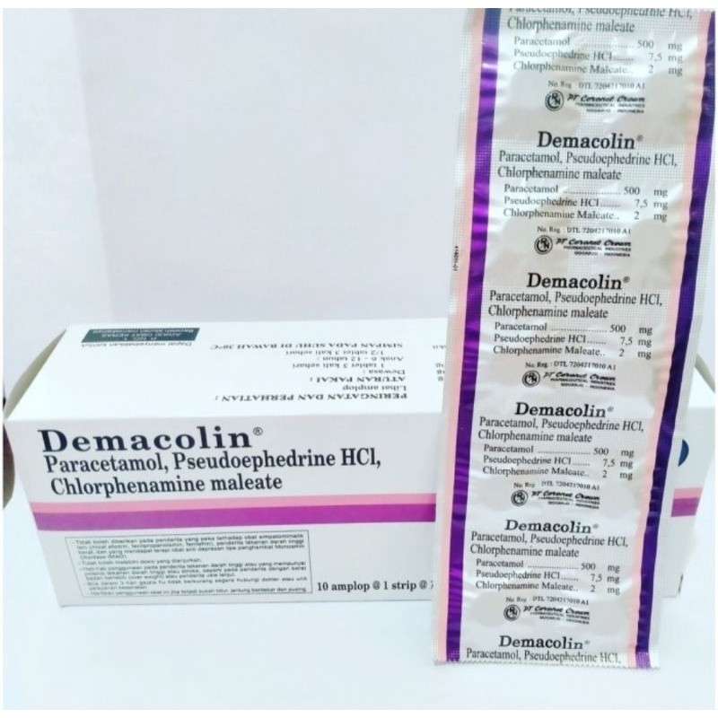demacolin Strip 10 Tablet