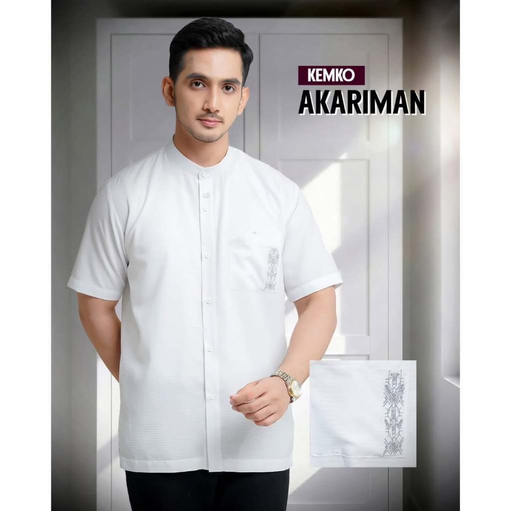 Rabbani ori - Kemko Akariman | Kemeja Koko Akariman | Koko Dewasa| Baju Koko Dewasa Terbaru | Baju k