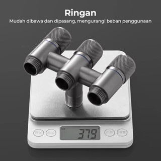 Penutup otomatis Katup sudut mesin cuci Katup kontrol tiga arah dengan satu outlet Katup distribusi 