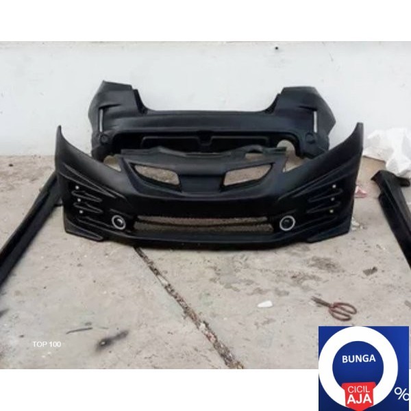 bumper belakang jazz ge 8 mugen bemper body kit Z2