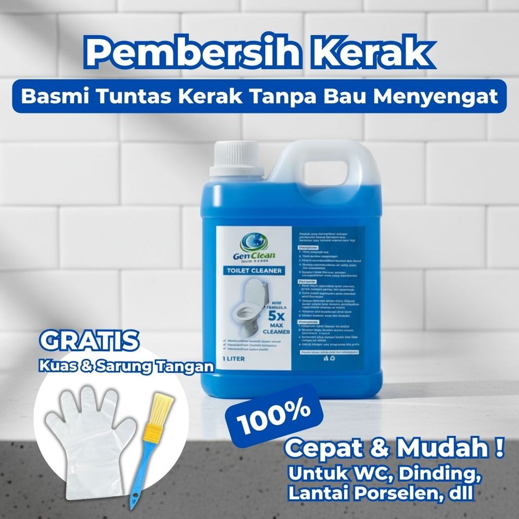 Pembersih Toilet Serbaguna | WC, Keramik, Nat Sekaligus X1-325