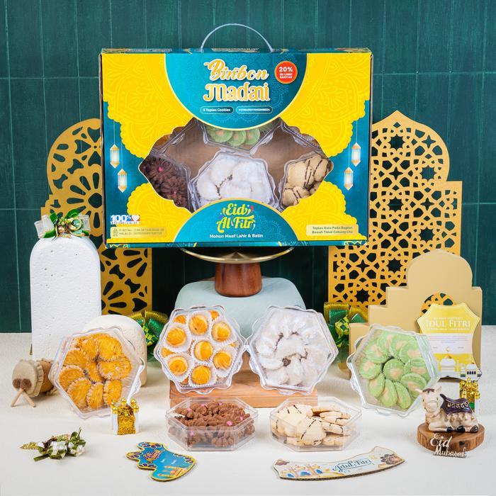 Binbon Madani isi 6 Toples Cookies Toples Rata By Weimar