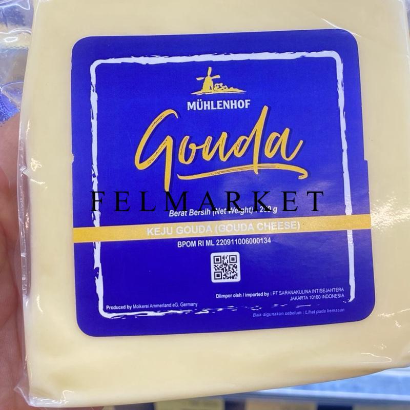 Keju Muhlenhof Gouda Cheese / Keju Gouda / 250 gr