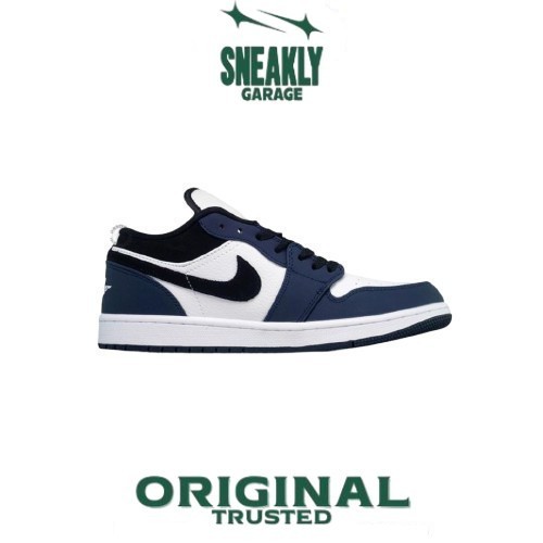Sepatu NIke Air Jordan 1 Low Retro Navy  Sneakers Unisex