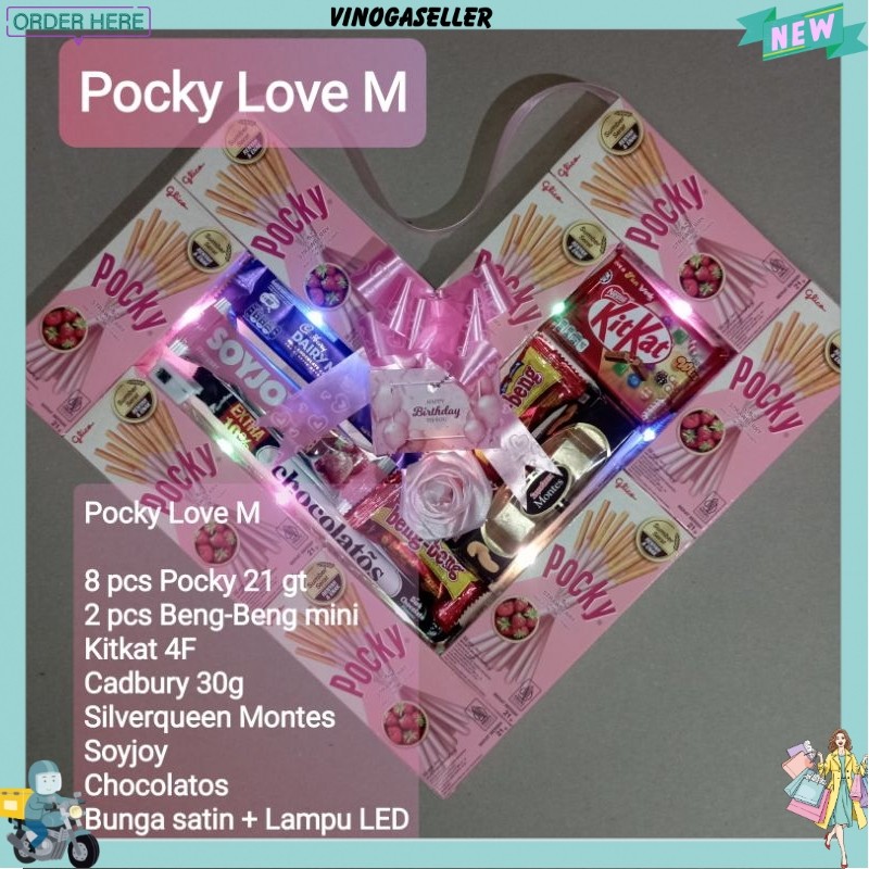 Pocky Love Choco - Pocky Love Part 2 - Valentine Gift Hadiah birthday, graduation, anniversary, Vale