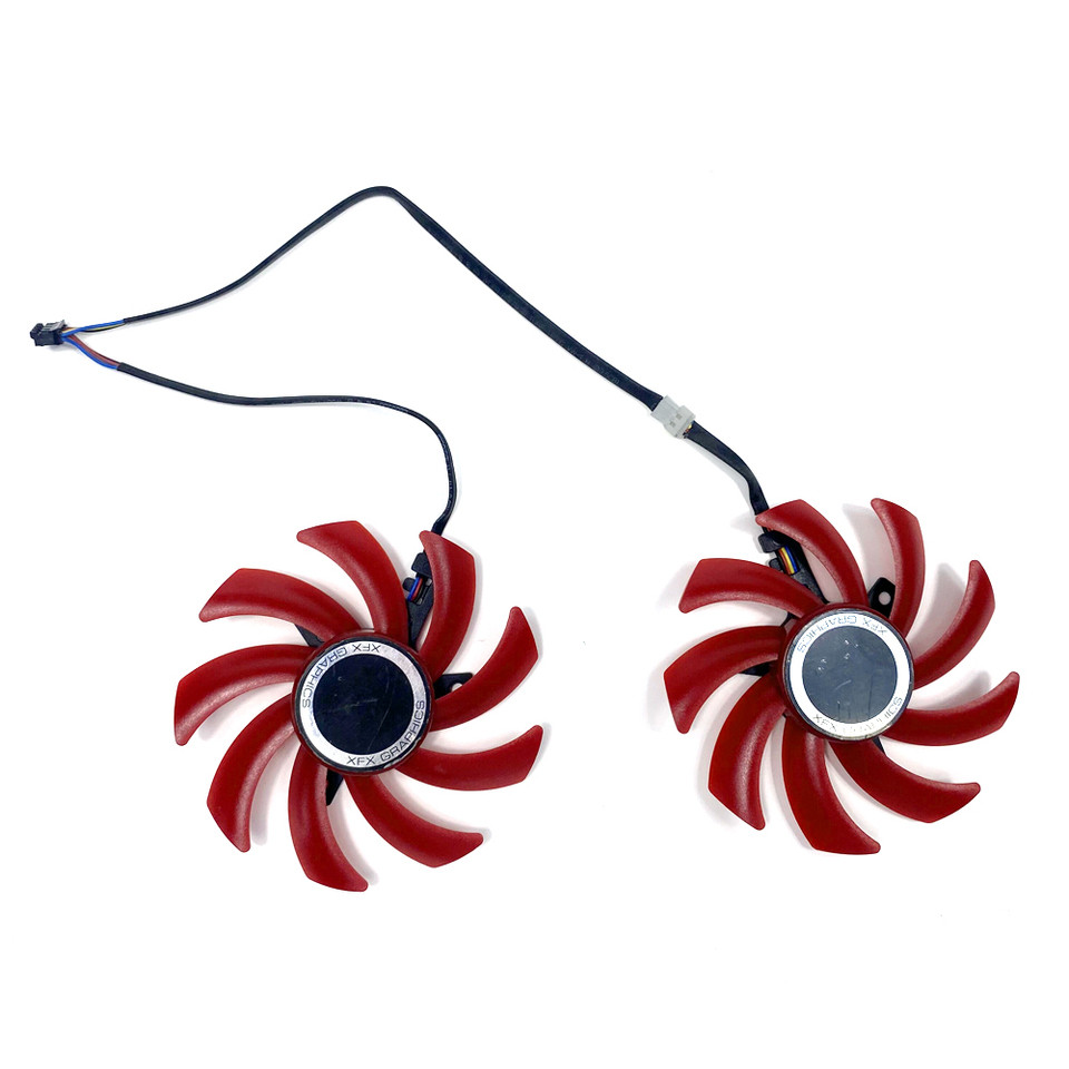Wentylator dla XFX RX 550 RX 560 Radeon AMD RX550 RX560 wentylator karty graficznej wymiana 85MM 4PI