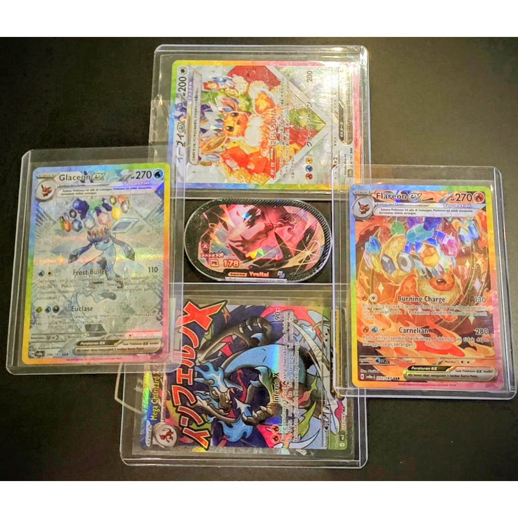 Pokemon Mezastar Original Stardust Season 4 | Mimikyu, Shadow Calyrex, Ice Calyrex, Rayquaza, White 