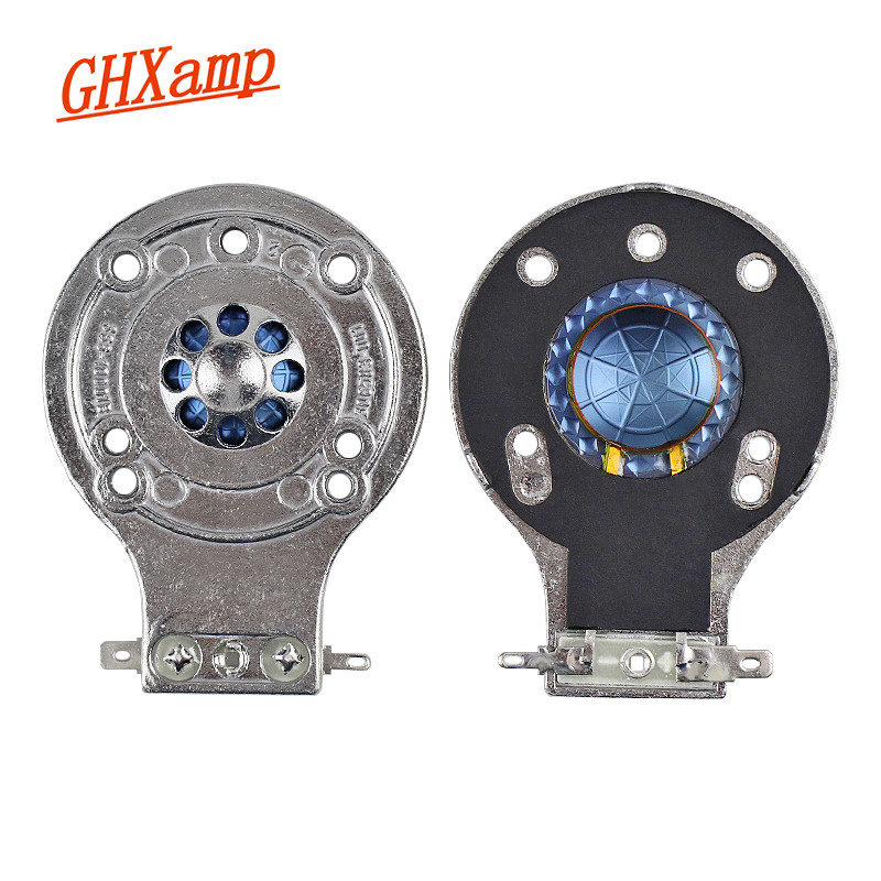For JBL 2412H-1 2412 Tweeter Speaker Voice Coil Repair 24.8MM Horn Blue Diaphragm Titanium film Flat