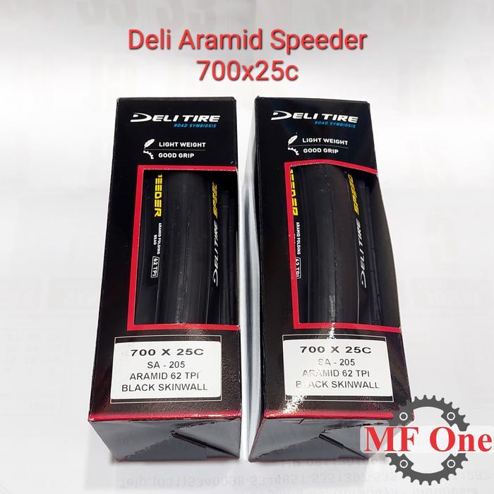 Ban Luar Deli Tire Aramid 700 x 25c Speeder / Ultra Pro 62 TPI Kevlar - Speeder 700x25