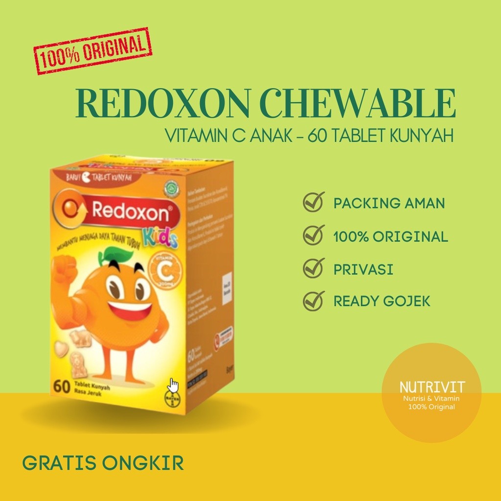 Redoxon Kids Chewable Vitamin C + 60 Tablet