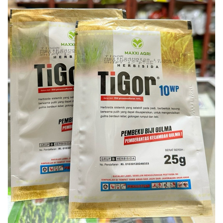HERBISIDA TIGOR 10WP 25gram / HERBISIDA PEMBEKU BIJI / HERBISIDA SELEKTIF PADI