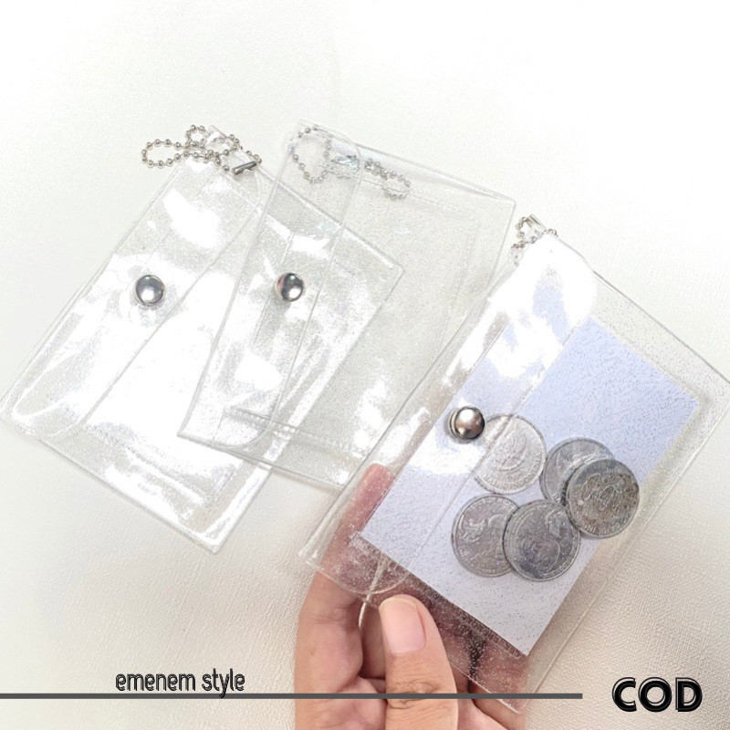 StarrOne1 •Real Pict MNM• Dompet Koin - Card Holder - Dompet Transparan - Dompet Korea - Dompet Phot