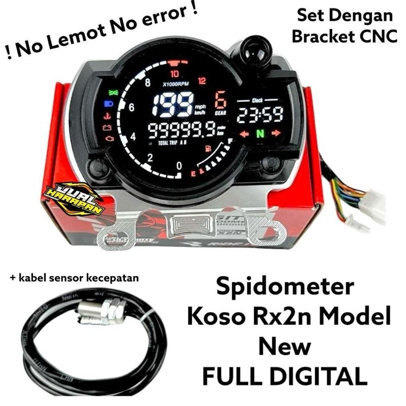 SPESIAL Speedometer koso RX2N Spidometer koso Rx2n digital