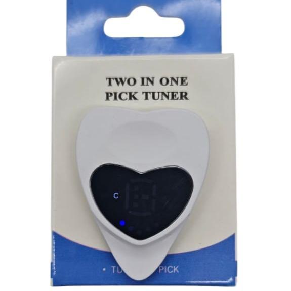 Cowboy Tuner Pik Otomatis Tuner Pik Gitar Ukulele Two In One Pick Tuner